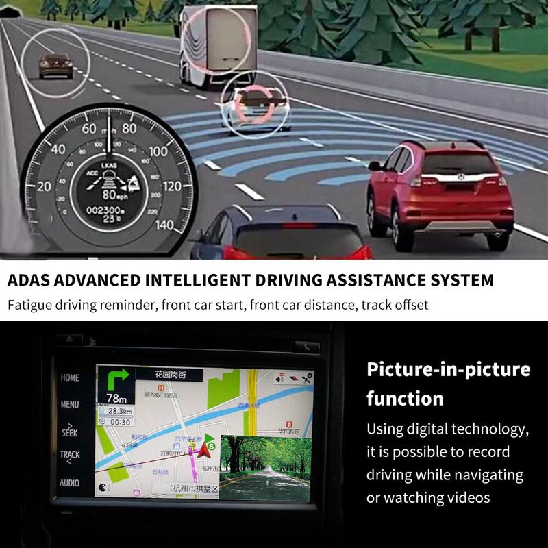 HD Car Dash Camera USB Front DVR Camera Night Vision Registrator Recorder With ADAS For Android Player Dashcam 3