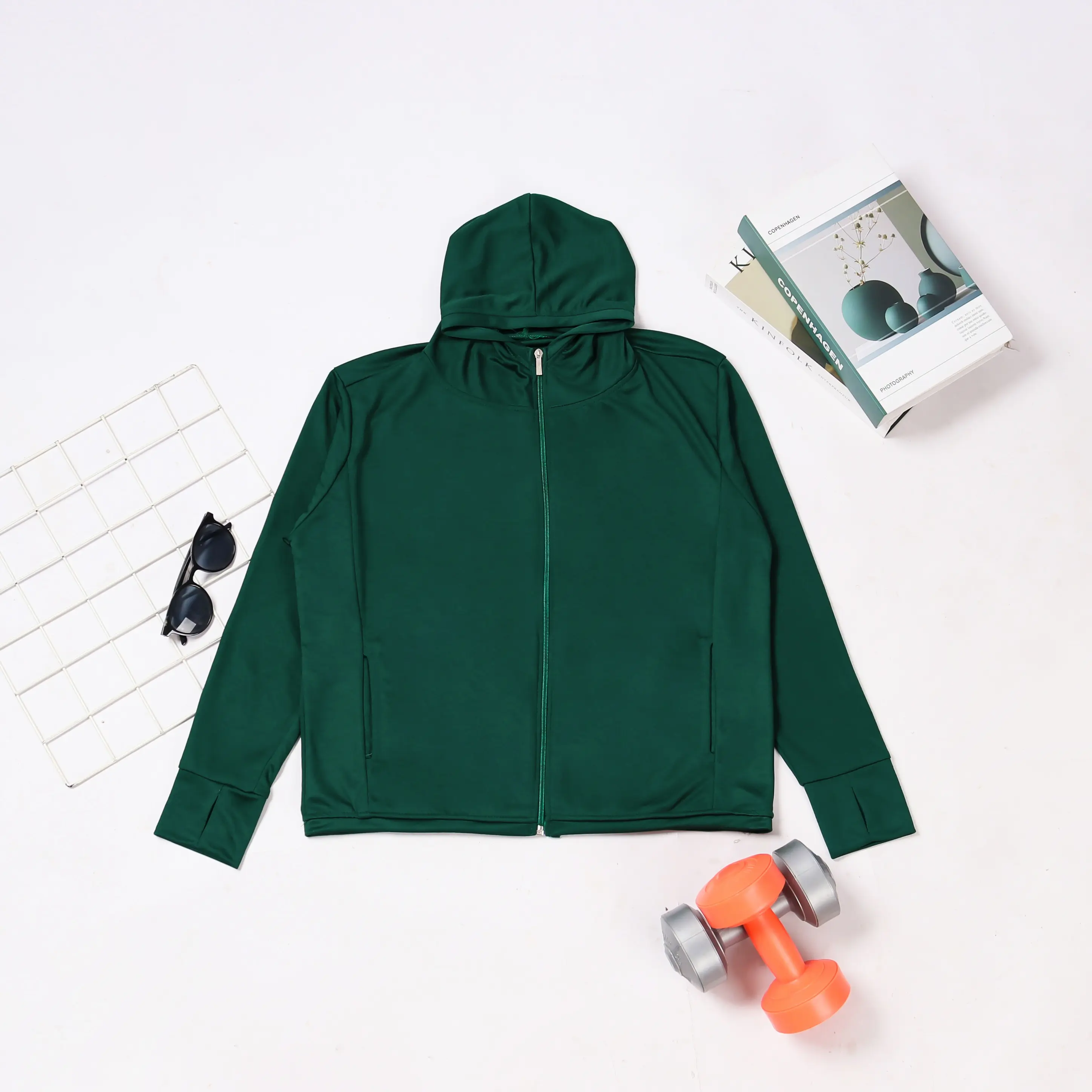 Jaket Anak Mesh AIRism Anti UV & Sun Protection Unisex 3-14 Tahun Casual Sporty Long Sleeve Hoodie