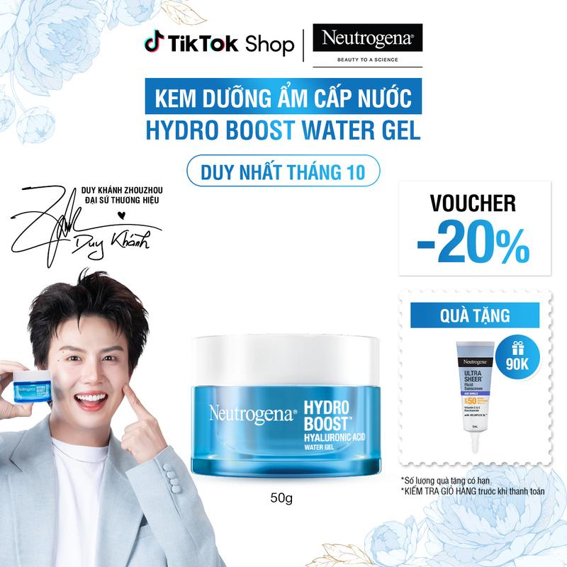 [Vid] Kem dưỡng cấp nước cho Da dầu Neutrogena Hydro Boost Hyaluronic Acid Water Gel 50g - Skincare Nữ | Chăm sóc da | Làm đẹp da