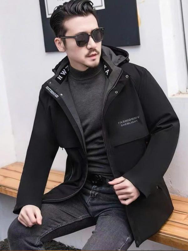 Áo Khoác Paka Nam Lông Thỏ Không Kèm Lông Mũ