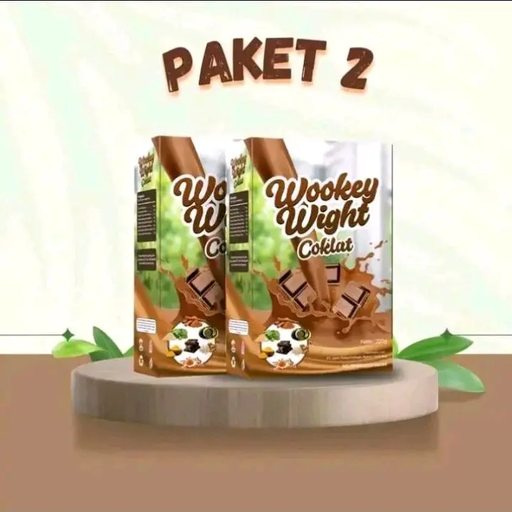 Susu Wookey Rasa Coklat Chocolate paket 2 Box Cokelat