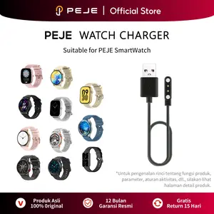 PEJE Pengisi Daya Smartwatch Wireless Magnetic untuk ZW13/ZW12/ZW10/ZW08/ZW04/ZW03/ZW01Pro/ZW01 Smart Watch Charger Garansi 12 Bulan Original 100%