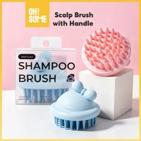 Gambar OHSOME -  40000KM Scalp Brush Sikat Kepala Mandi Lembut dan Halus Bersih Maksimal - Pink White dari OHSOME Homeliving Kab. Bekasi 1 Tokopedia