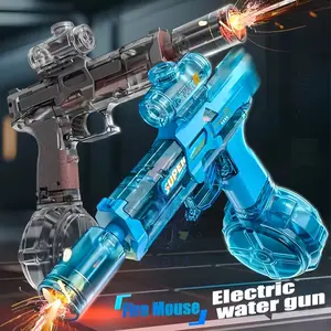 Mainan Tembakan Elektrik Air dengan Efek Cahaya Electric Water Gun LED Light