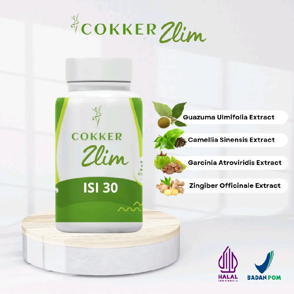 TEH HIJAU BY COKKER ZLIM ISI 30
