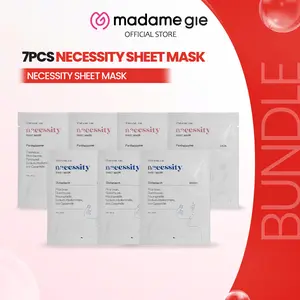 [7 PCS] Madame Gie Necessity Sheet Mask - Masker Perawatan Wajah Ceramide Mencerahkan