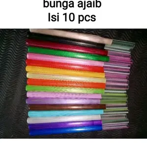 abrakadabra Viral Bunga Ajaib Magic isi 10 Pcs Viral Bunga Sedotan Ide Jualan Murah untuk mainan anak anak,mainan unik sulap,hiasan rumah,Pesta,acara dll ide jualan disekolahan juga bisa