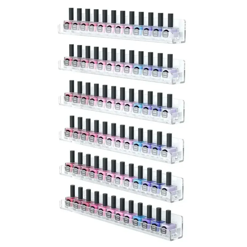 Akrilik Organizer Kosmetik Botol Kutek Serbaguna - Rak Gantung Acrylic Dinding makeup