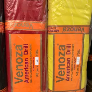 Kain American Drill Venoza Drill Lebar 150cm untuk Seragam Almet, Baju, Celana, Kemeja, Tas, Ropi, Werpak, dll. bahan crinkle
