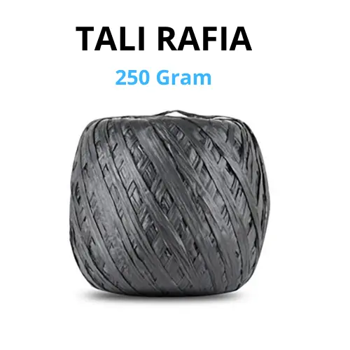 Tali Rafia Hitam Tebal - Tali Serat Keras Berkualitas Tinggi 0