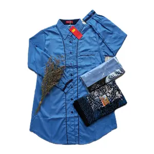 One Set  Almiya Setelan Baju Muslim Santri Hijab Saudi Adem