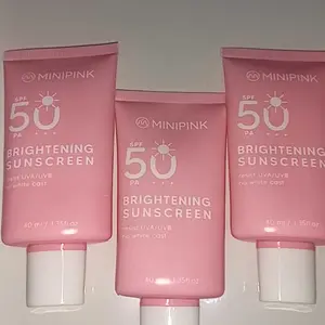 MINIPINK Brightening Sunscreen SPF50+ 40ml Face & Body Sunblock Lotion Putih UV Protection MP029