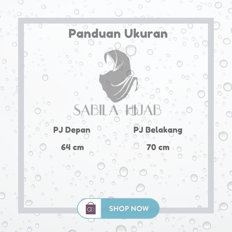 Hijab Bergo Hamidah 5 Pcs 50 ribu Size M Menutup dada / Kerudung Bergo instan Hamidah jersey premium 4
