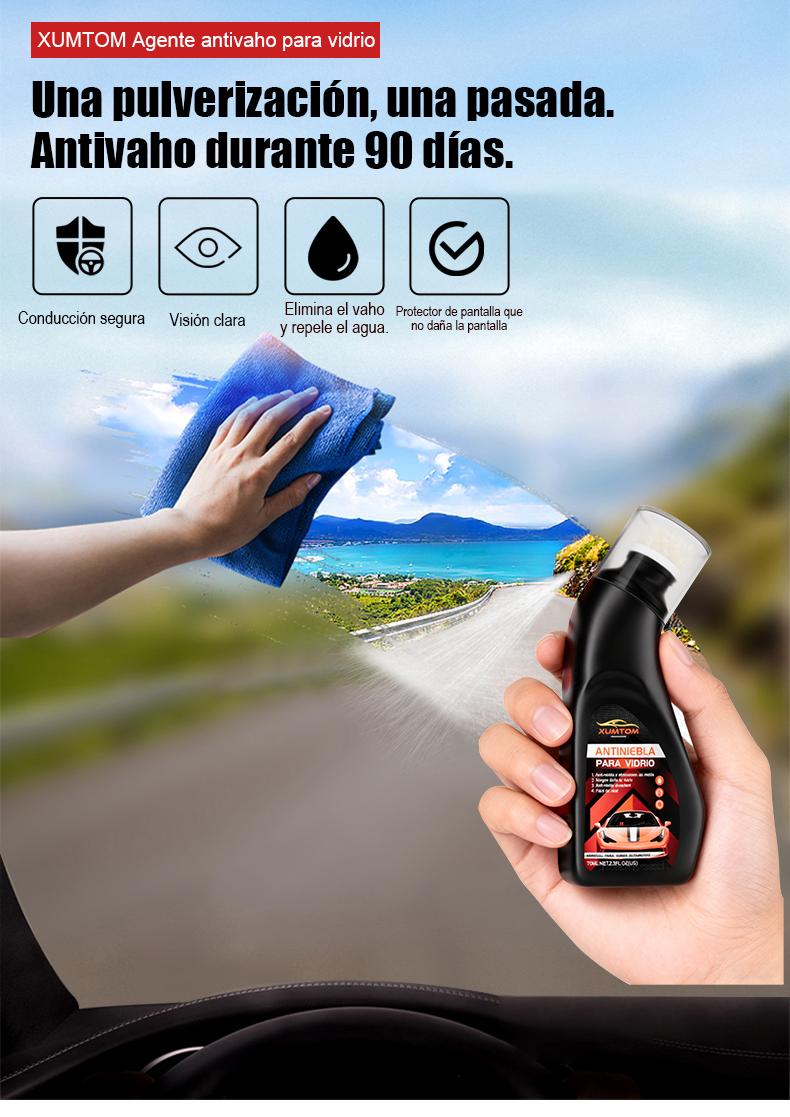 "XUMTOM Protector Antivaho | Ideal para parabrisas, cascos, gafas de seguridad, lentes y vidrios en casa | ¡Indispensable para la temporada de lluvias, visión clara, conducción más segura!"