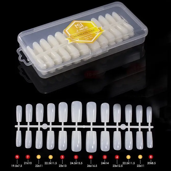 Combo 2 hộp móng - 1 hộp 240 móng -1 hộp 10 vỉ -1 vỉ 24 móng 7