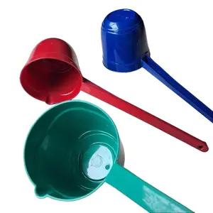 Gayung Air Bajigur Kecil Gagang Panjang D 10.5cm T10cm Volume 0.5 ltr Warna Hijau Orange Biru Serbaguna untuk Makanan Berkuah dan Minuman Perlengkapan Dapur