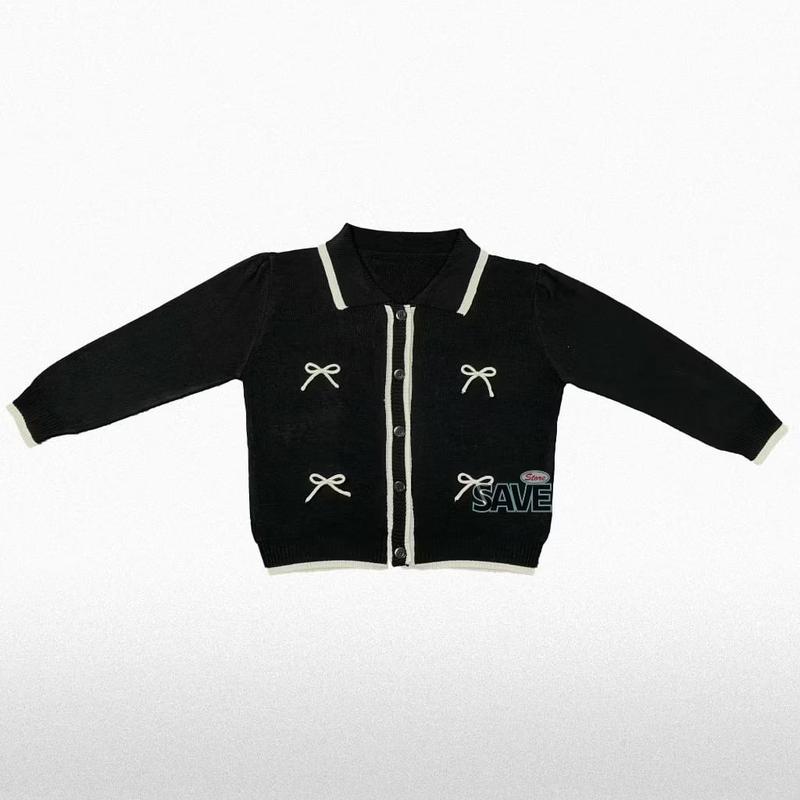 Product Introduction of Keiko Cardigan Rajut Couple Ibu Anak Perempuan 1-10 Tahun Outer Kardigan Wanita Korean Style 38