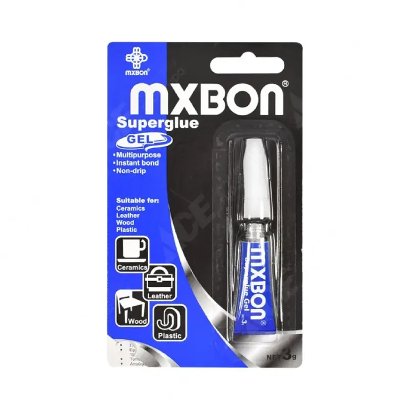 Mxbon 3 Ml Lem Super SUPER GLUE Reposition Biru 0