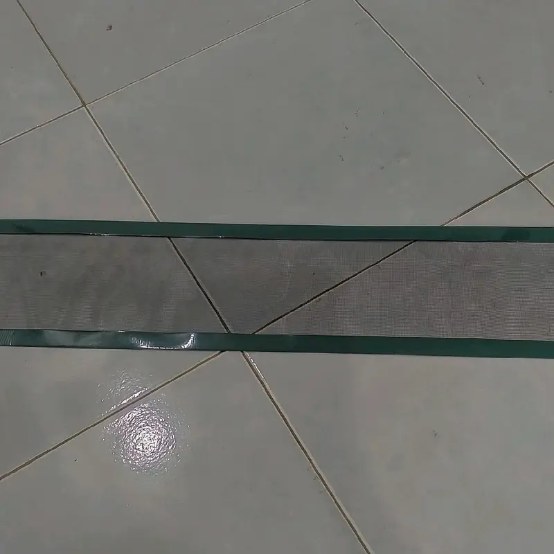 kasa nyamuk murah , kasa nyamuk hanya lem dan jaring kasa , langsung tempel , tidak bisa dilepas Hitam 12x68cm 4