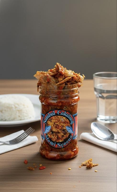 (Sambal) Ikan Cakalang Mami Syeena Super Pedas-150gr-Halal SPP-IRT
