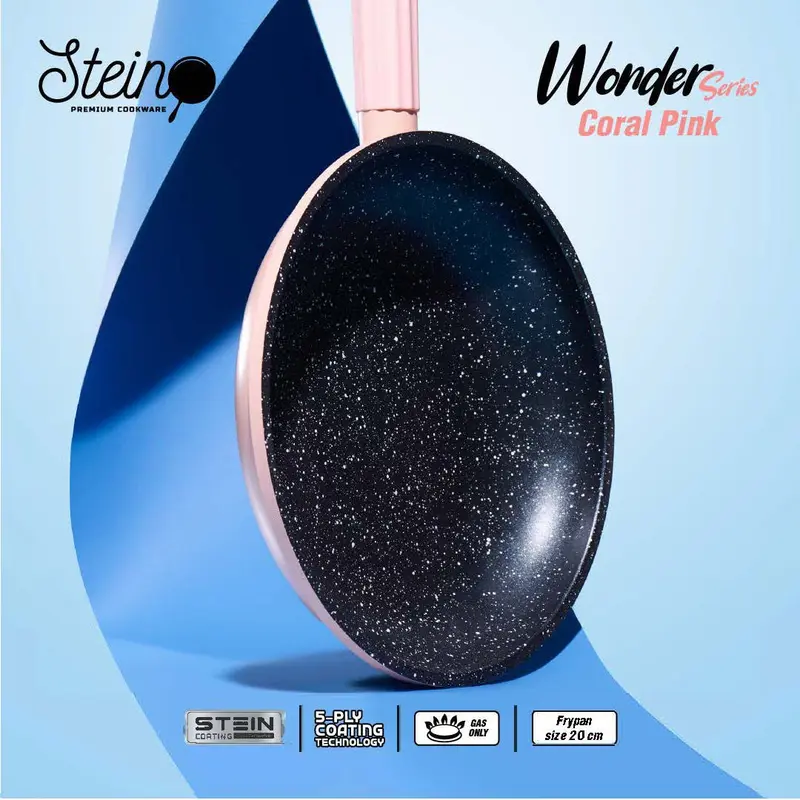 [EXCLUSIVE MAKSAN] STEIN Wonder Series Fry Pan - Wajan Penggorengan 20cm (5 Layers Stein Coating) 6