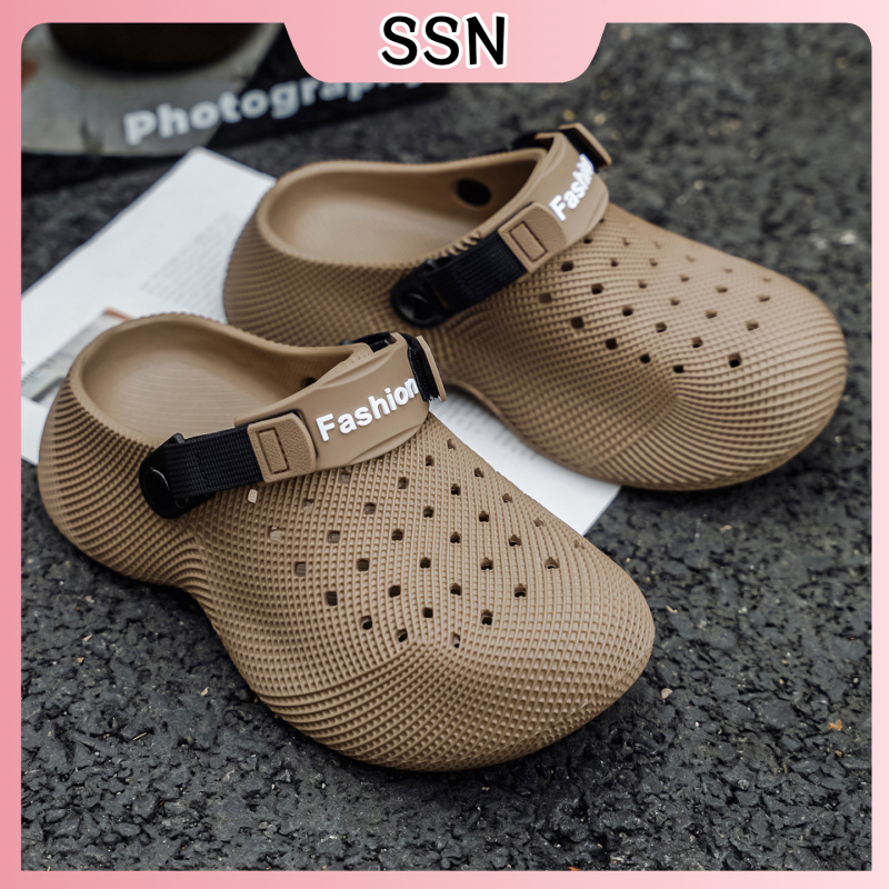 SSN [Kho VN] Giày Clog EVA Mềm Mại Cho Nam 2in1 3 Màu Kích Thước 30-45 Dép Nam Chống Trượt Giảm Mệt mỏi Thoải Mái Cả Ngày Chất Lượng Cao Giày lỗ nam nữ cặp đôi gia đình