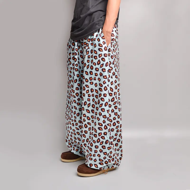 Charts Baggy Balon Pants Leopard Blue 1