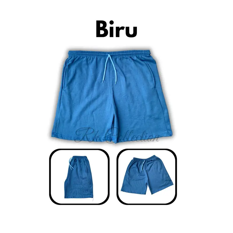BANTING HARGA !!! Celana Pendek Broadshort Unisex Pria Wanita 100rb dapat 4 Pcs Celana Santai Nyaman Bahan Fleece 2