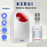 Gambar KERUI Alarm Rumah Wireless Outdoor Indoor Alarm Siren Sensor Gerak Waterproof Anti Maling - 1 Sensor P819 dari KERUI Official Store Kab. Bekasi 1 Tokopedia
