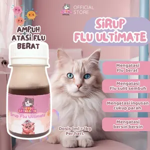 Furyou Ultimate Sirup Flu untuk Anabul Flu Bersin Parah