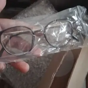 HK-75 KACAMATA ANTI RADIASI GAYA KOREA BAHAN METAL PRIA WANITA / HARGA GROSIR