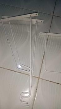 Product Review of PRABU DKEORASI Cantolan Besi Bunga Pot Taman Hias Termurah Aesthetic | Gantungan Sangkar Burung Besi Dinding | Cantelan Bracket Pot Hanger Baju Gantung 40 - 50 cm from d**n i**a 0