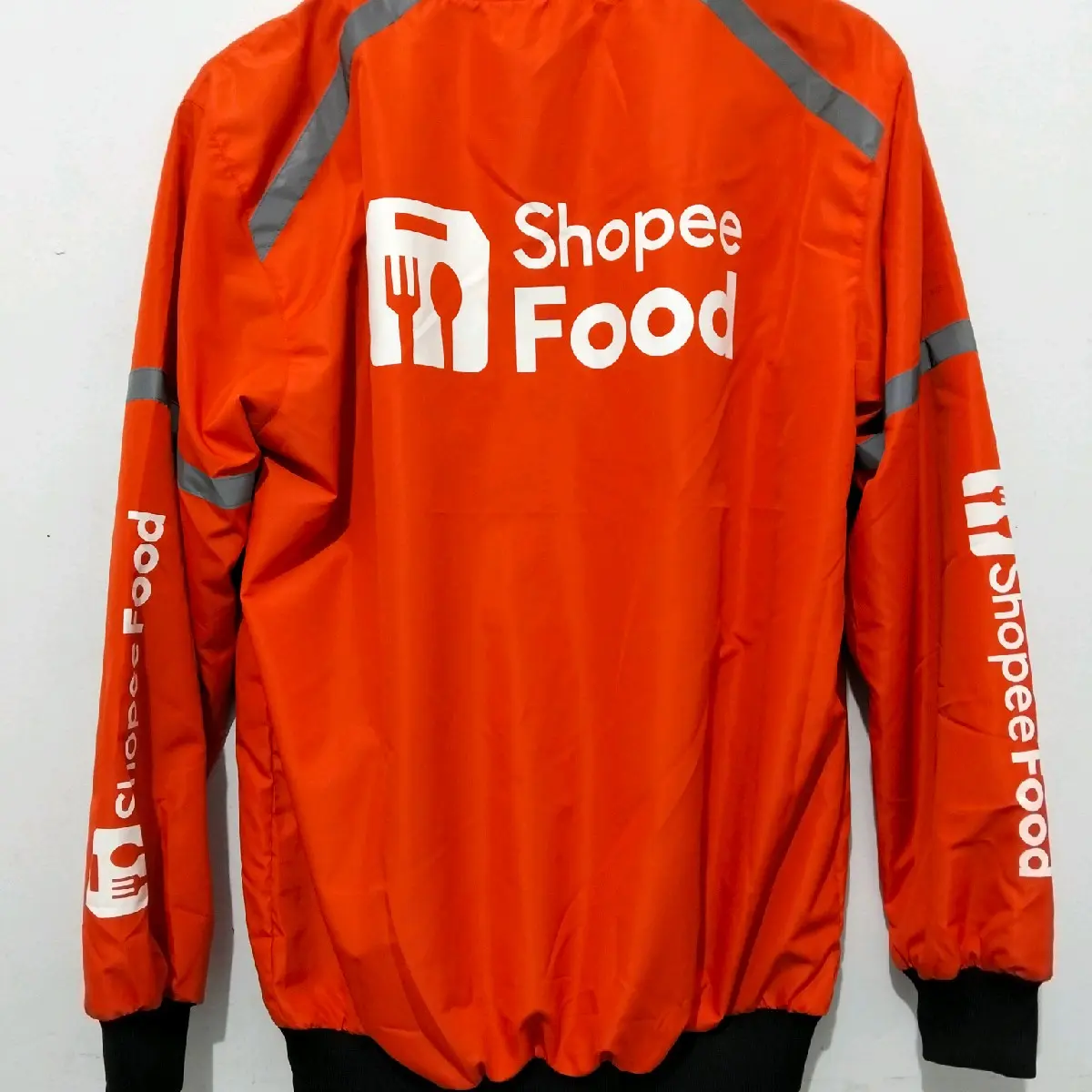 Jaket Shope Food Pria/Wanita Distro Unisex Sablon Bomber Waterproof