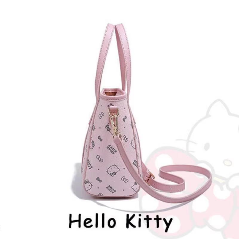 Product Introduction of Túi Tote Hello Kitty, Sanrio, In Cổ Điển, Túi Xách Đeo Một Bên Vai, Dung Lượng Lớn, Làm Bằng Chất Liệu PU, Thích Hợp Cho Bé Gái 5