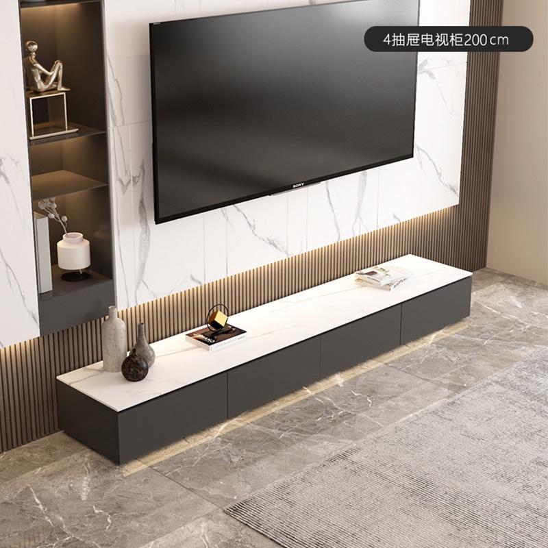 TV Console((Free Install&Delivery)【DSGH】Sintered Stone TV Cabinet Living Room 3