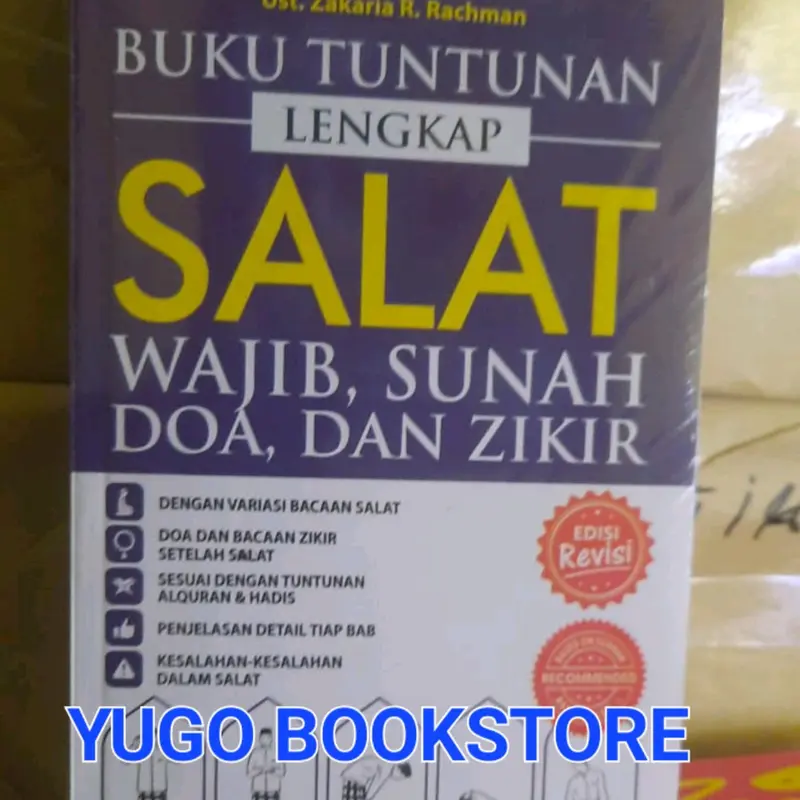 BUKU TUNTUNAN SALAT WAJIB, SUNAH, DOA, DAN DZIKIR  KERTAS BOOKPAPER 0