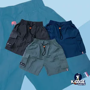 Celana Cargo Pendek Anak Laki-laki & Perempuan 4-12 Tahun Dusky Crinkle Viral Fashion
