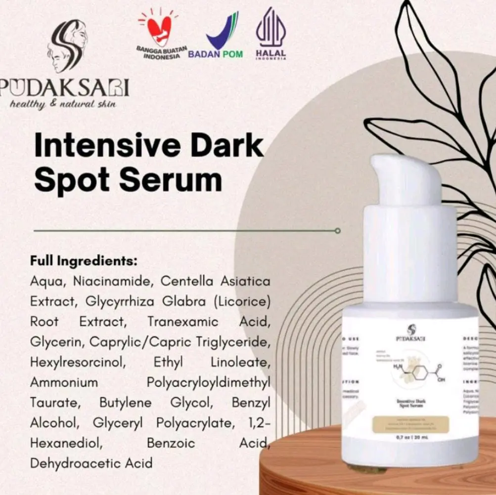 Serum Flek Pudaksari atasi kulit wajah yg Flek membandel