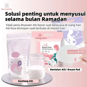 【Spesial Ramadhan】COD  Breast Pad &Kantong Asi -Hypoallergenic & Anti Bakteri/ BPA free-PP Food Grade-Cepat Serap/ Lembut & Cepat Serap/ Cotton Pads/ Bantalan ASI/ /Breast Pad/ Penyerap Asi Menyusui | Mengemas makanan  Kantong penyimpanan susu