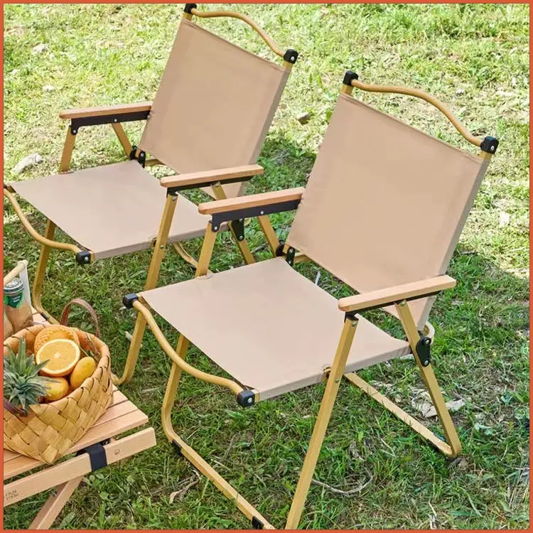 Outdoor folding chair portable ultra-light camping camping back picnic chair fishing beach chair seat