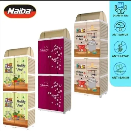 RAK PIRING PLASTIK NAIBA MINI 5 SUSUN / 4002 1