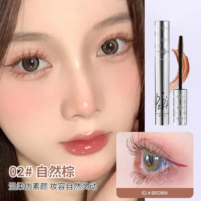 Mascara Làm Cong Dài, Không Thấm Nước, Chống Mồ Hôi, Chống Nhòe, Chống Bôi Trơn, Trang Điểm Màu Đen Và Nâu làm dài mi Cosmetic Nữ 5
