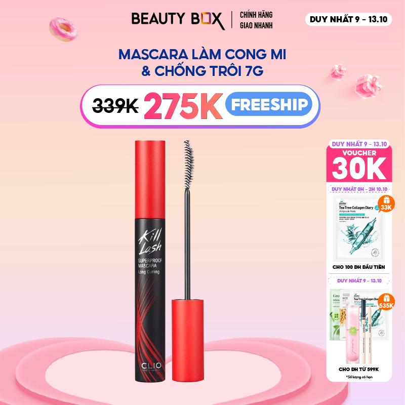 Mascara Giúp Cong Mi Và Dài Mi Clio Kill Lash Superproof Mascara 7g - Cosmetic Women
