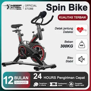 Spinning bike Sepeda statis peralatan fitness dalam ruangan yang sangat tenang / Alat Fitness Spinning Bike Sepeda Statis Sepeda Fitness