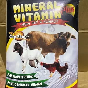 Mineral multivitamin untuk penggemukan sapi kambing ayam dll kemasan 800 gr