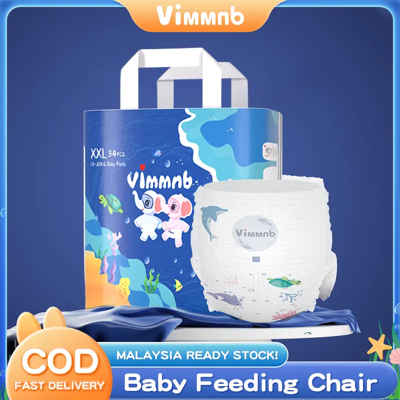 【CDO】 Vimmnb Baby pull-up Pants 1 Pack Ocean Diapers Series S/M/L/XL/XXL/XXL  murah viral newborn pants murah diaper pants Bayi buai bayi travel