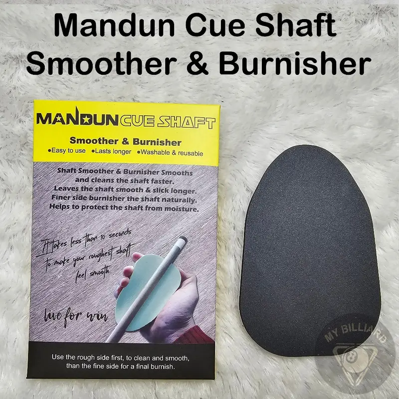 Mandun Cue Shaft Smoother & Burnisher Billiard Cue Stick 0