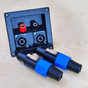 TERMINAL BOX SPEAKER 2 IN 1 SET PLUS JACK SPIKON BIRU BUNTUT