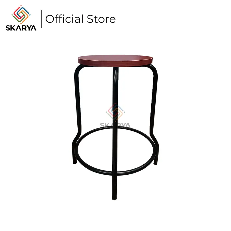 SKARYA - Kursi Bar Kursi Cafe Kursi Barstool Deka (Baru) 1