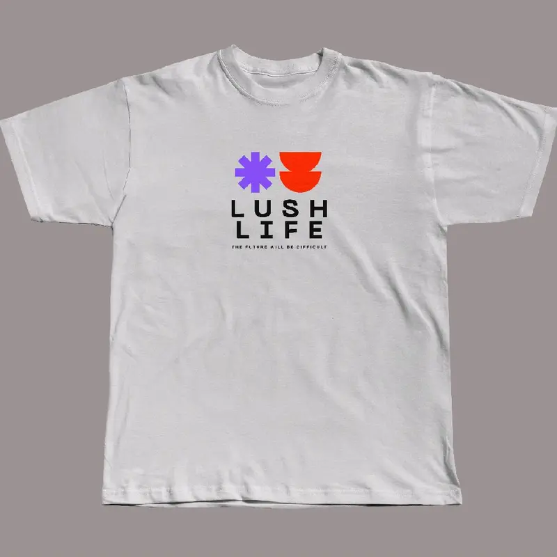 kaos obero lush life tshirt kaos pria wanita cotton combed 24s Distro Dewasa Unisex 0